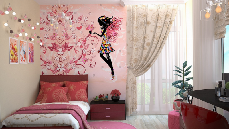 Idees de lit et chambres a coucher pour filles.