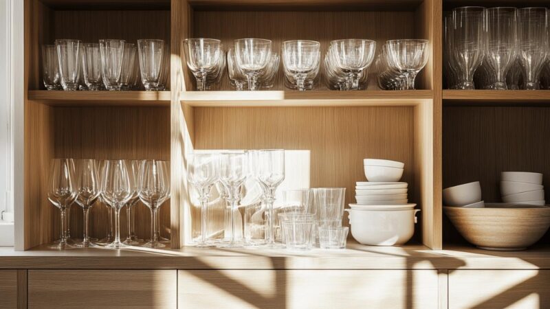 7 solutions professionnelles de rangement des verres pour optimiser l’espace en restauration