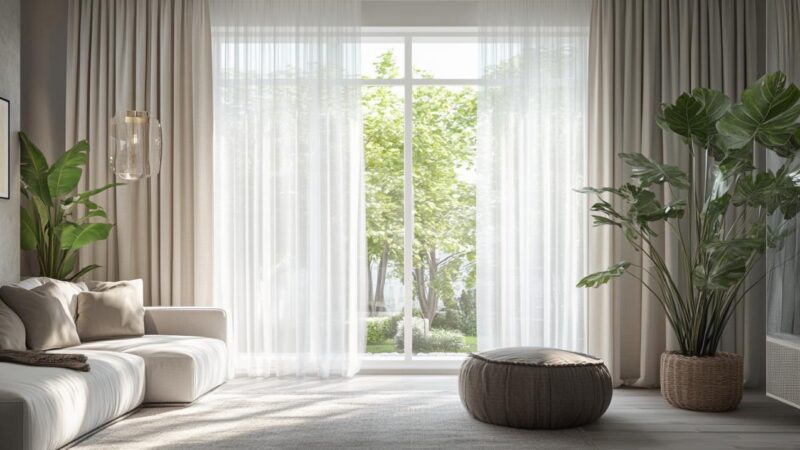 Habillage de fenêtres : solutions sans perçage et design élégant